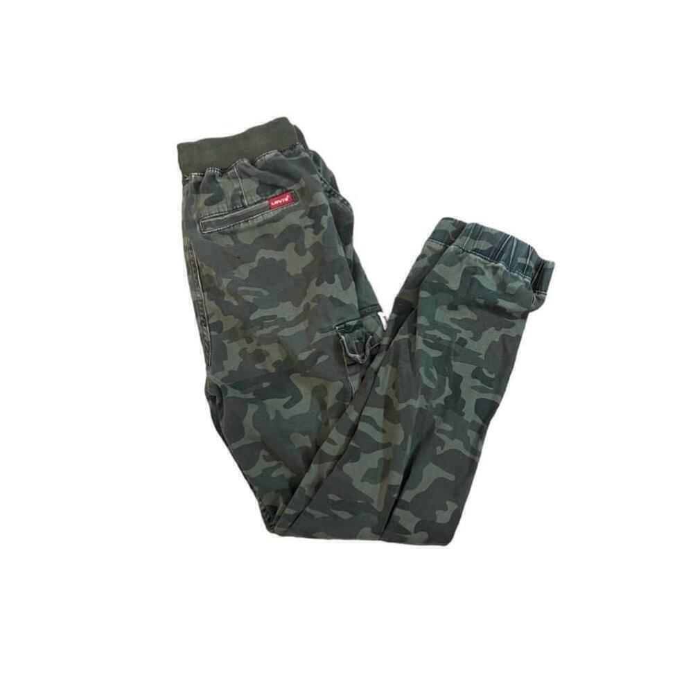 KIDS LEVIS Cargo Jogger Camo Skinny Leg Casual Pant XL